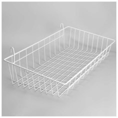 Корзина на сетку, малая, 600*280*160 мм, цвет белый 2472555 Сима ленд