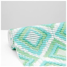 Коврик ПВХ 0,65×2 м "Этно" цвет зеленый 5357927 Вилина