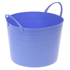 Корзина для белья круглая мягкая 17л, 33х33х24,5 см, цвет сиреневый 1155669 Idea (М Пластика)