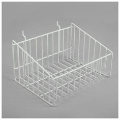 Корзина 26*20*15 на перфорацию, цвет белый 3636882 Сима ленд