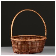 Корзина, 30×24×11/34 см, лоза, кукуруза 4427979 Сима ленд