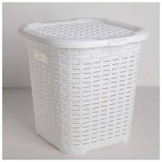 Корзина "Плетёная" 15 л, цвет белый 4700158 Dd Style