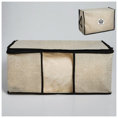 Короб для хранения с pvc-окном "HOME", 30 х 45 х 20 см 4302989 Textura