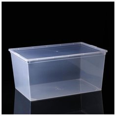 Контейнер для хранения 45 л "Евро", цвет прозрачный 5374065 Алеана