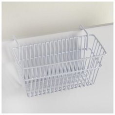 Корзина подвесная 20х12х9,5 см, цвет белый 2998310 Доляна