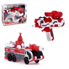 Робот-пистолет «Пожарная машина», трансформируется, стреляет водой Dade Toys