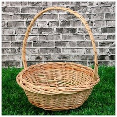 Корзина «Карина», №1, Dдно=14 см, Dверх=22 см, H=7/25 см, лоза 3426274 Сима ленд