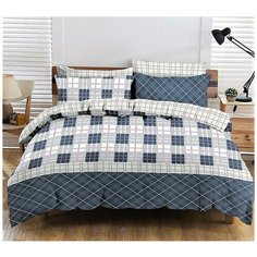 Комплект постельного белья Миланика "Имидж", 2-спальный с простыней Евро, Сатин-твил 100% хлопок, наволочки 70х70-2 шт. 50х70-2шт. Milanika