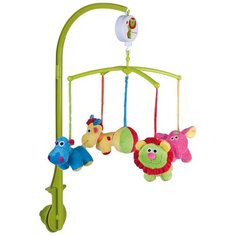 Карусель музыкальная Canpol babies плюшевая, Сафари, 0+ (250930014)