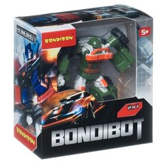 Трансформер Bondibon 2 в 1, Робот-зеленый внедорожник, 17,4*15,7*8,5 см (ВВ4345)