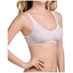 Бюстгальтер послеродовой ФЭСТ размер: 80-B, бежевый меланж-белый (7033)