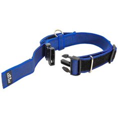 Ошейник для собак Julius-K9 Color & Gray с закрытой ручкой и скрытым локером синий 50 мм 47 – 67 см (1 шт)