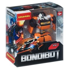 Трансформер Bondibon 2 в 1, Робот-желтый внедорожник, 17,4*15,7*8,5 см (ВВ4344)