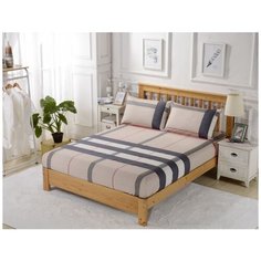 PCT-R-280 Простынь сатин на резинке печатная PCT-R-280-523 Valtery