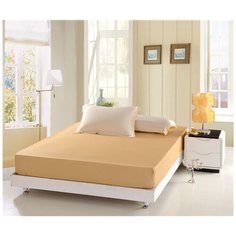 Простынь на резинке бамбук (BP-03) бежевый Бежевый BP-03-361 Valtery