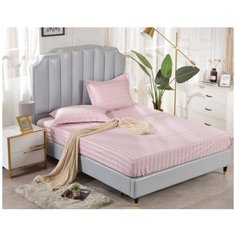 PRST-R-57 Простынь страйп-сатин на резинке PRST-R-57-361 Valtery