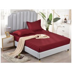 PRST-R-56 Простынь страйп-сатин на резинке PRST-R-56-360 Valtery