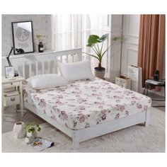 PCT-R-288 Простынь сатин на резинке печатная PCT-R-288-523 Valtery