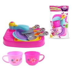 Набор "Посуда" раковина для мытья посуды S+S Toys