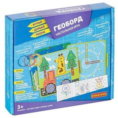 Настольная игра "ГЕОБОРД" двусторонний Играй Думай Твори Bondibon Bondibon ВВ4983