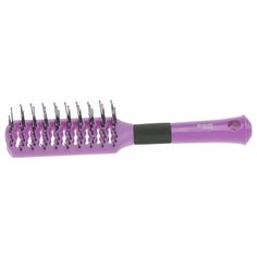 Расческа Dewal Beauty серия "Индиго" продувная с пластиковым штифтом, прямоугольная DEWAL BEAUTY MR-DBIN9542