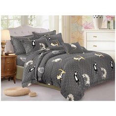 КПБ Cleo полисатин "Art Color" дуэт 145*215*2 220*240*1(±5) 50*70*2(±2) 70*70*2(±2) 41/038-AC