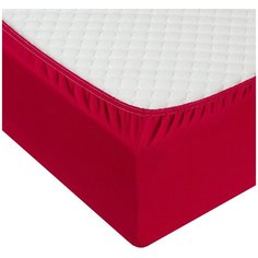 Простыня Миланика ТрикПР Бордовая, трикотаж ,90x200см. Milanika