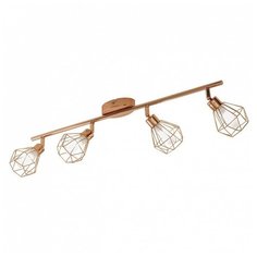 Спот Eglo ПРОМО, 4х2,5W, медь, размеры (мм)-635x65, 3000К, плафон - белый, медь