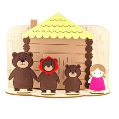 Настольный театр Три медведя (полный набор) Woodland