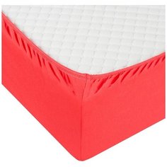 Простыня Миланика ТрикПР Коралловая, трикотаж ,140x200см. Milanika