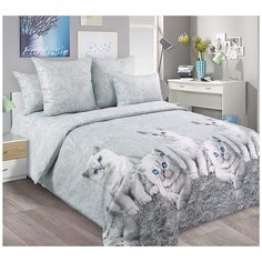 Постельное белье Mercury Home Котята-2 1.5 СП Перкаль