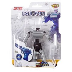 Трансформер металлический револьвер-робот ,серия РобоGUN, PVC 21х16х5,5 см, арт.M6683-1. Yako