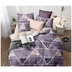 Постельное белье Mercury Home Архитектура Евро Сатин