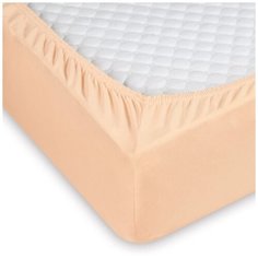 Простыня Миланика ТрикПР Бежевая, трикотаж ,160x200см. Milanika