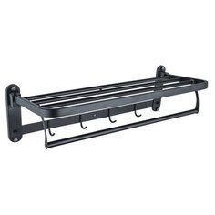 Potato Полка настенная для банного полотенца, темно-серая