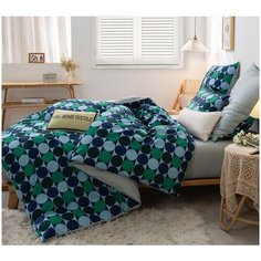 Комплект постельного белья СИТРЕЙД, AR-222, Сатин, Семейный, наволочки 50x70, 70x70, простыня на резинке 180х200 см