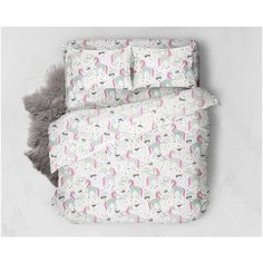 Комплект постельного белья ЕДИНОРОГИ 153х215-1/145х220-1/50х70-2 Classic BY T