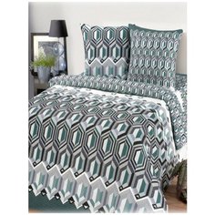 Комплект постельного белья Миланика, Соты, 2 спальный, бязь, 100% хлопок. Milanika