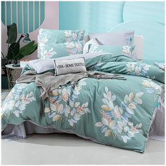 Постельное белье СИТРЕЙД LR-365, 2-спальное, Сатин, простыня на резинке 160х200х25 см, наволочки 50x70 см