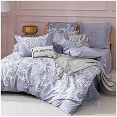 Постельное белье СИТРЕЙД LR-396, 2-спальное, Сатин, простыня на резинке 160х200х25 см, наволочки 50x70 см