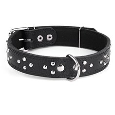 Ошейник KareLine 40мм 550-700мм с украшением черный