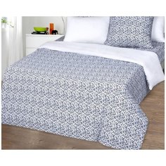 Пододеяльник, трикотаж на молнии "АРТ Дизайн"; Завиток белый;Размер: 1.5 АртДизайн