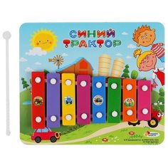 Металлофон Играем вместе "Синий Трактор", в пакете (B1634469-R8)