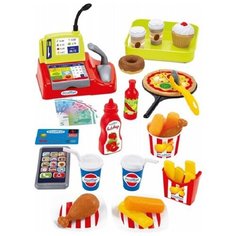 Игровой набор Ресторан Ecoiffier 2595 (фаст фуда с кассой и аксессуарами)