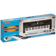 Синтезатор Bondibon Клавишник, 49 клавиш, с микрофоном и блоком питания (ВВ4946)