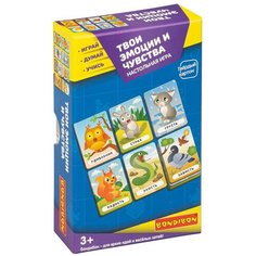 Обучающая игра Bondibon "Твои эмоции и чувства", 9 в 1, Играй Думай Учись (ВВ4705)