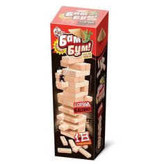 Падающая башня Десятое Королевство Бам-Бум мини, с фантами (для взрослых и детей) (02790)