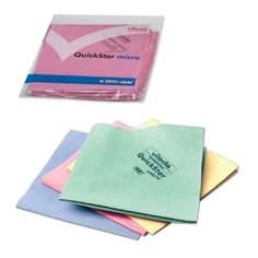 Салфетка микроволоконная VILEDA "МикронКвик", КОМПЛЕКТ 5 шт., микроволокно, красные, 38х40 см, 152110 602090