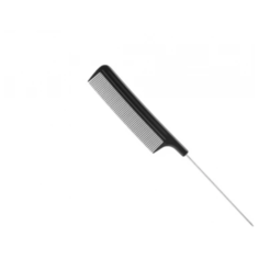 Расческа Eurostil с металлическом хвостиком 00460