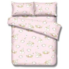 Постельное белье, сатин(100% хлопок) "Всё себе"; Лимпопо; Размер: 1.5 наволочки 50х70